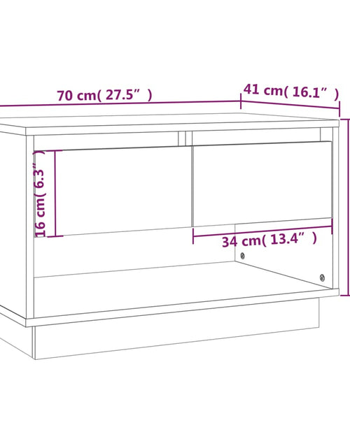 Загрузите изображение в средство просмотра галереи, Comodă TV, gri beton, 70x41x44 cm, PAL Lando - Lando
