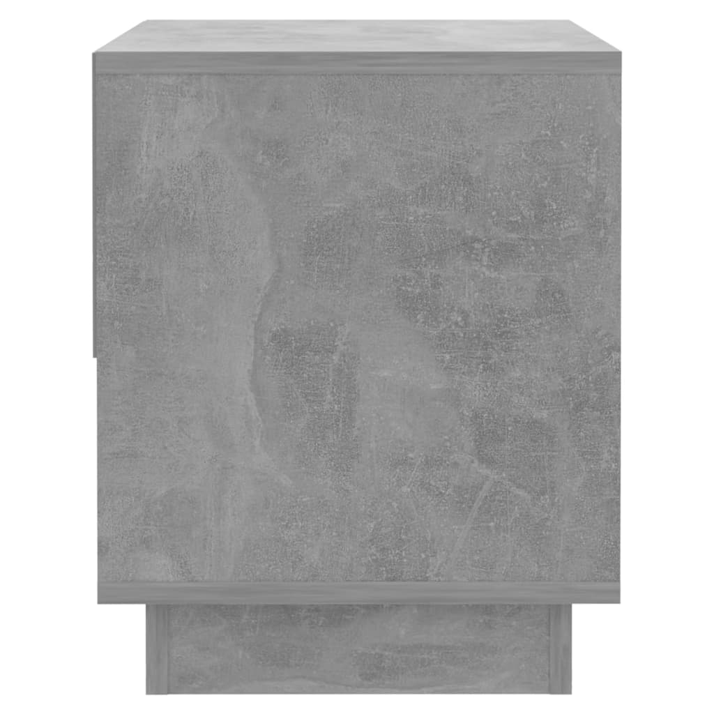 Noptiere, 2 buc., gri beton, 45x34x44 cm, PAL - Lando