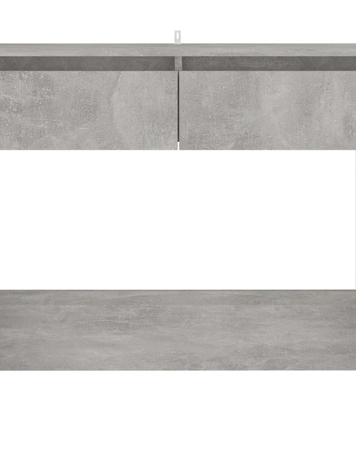 Încărcați imaginea în vizualizatorul Galerie, Masă consolă, gri beton, 89x41x76,5 cm, oțel Lando - Lando

