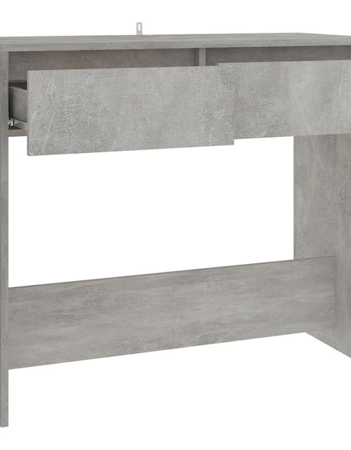 Загрузите изображение в средство просмотра галереи, Masă consolă, gri beton, 89x41x76,5 cm, oțel Lando - Lando
