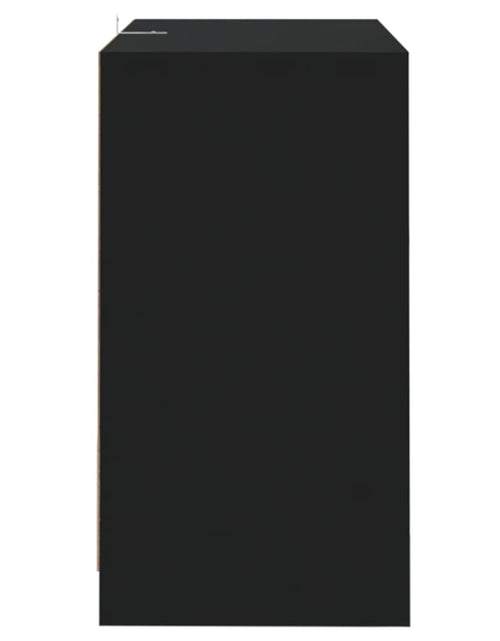 Загрузите изображение в средство просмотра галереи, Servantă, negru, 70x41x75 cm, lemn prelucrat - Lando

