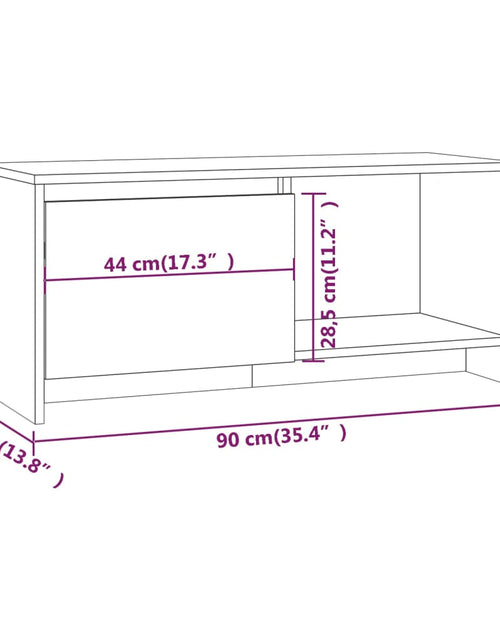 Загрузите изображение в средство просмотра галереи, Comodă TV, stejar sonoma, 90x35x40 cm, PAL Lando - Lando
