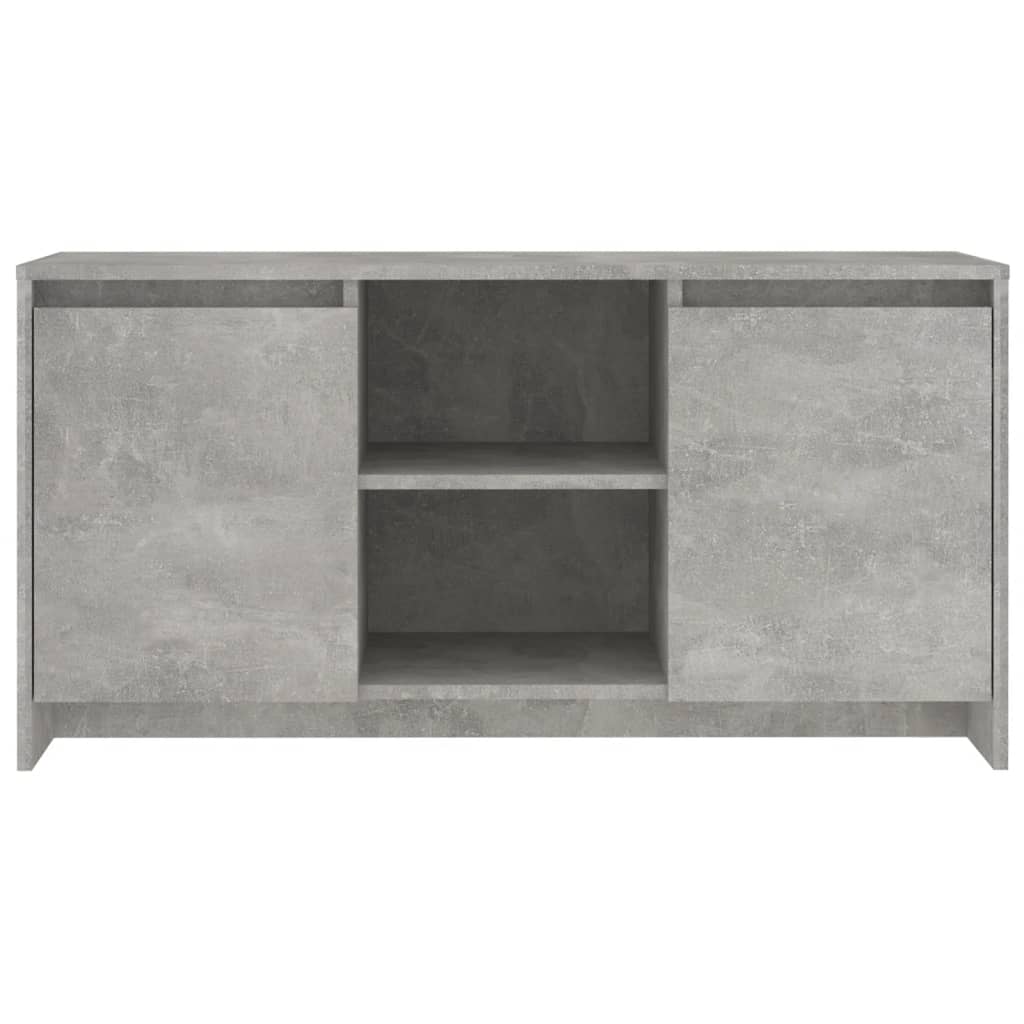 Comodă TV, gri beton, 102x37,5x52,5 cm, PAL Lando - Lando