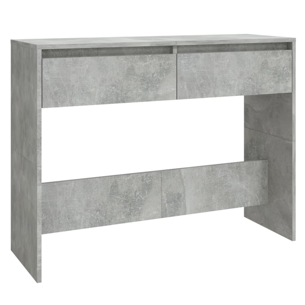 Masă consolă, gri beton, 100x35x76,5 cm, PAL Lando - Lando