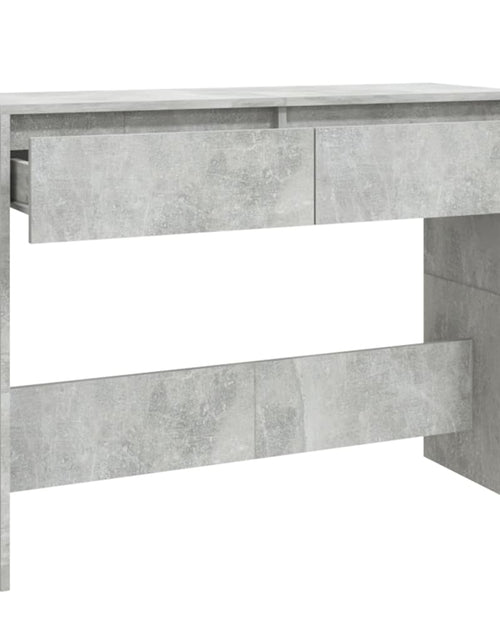 Загрузите изображение в средство просмотра галереи, Masă consolă, gri beton, 100x35x76,5 cm, PAL Lando - Lando
