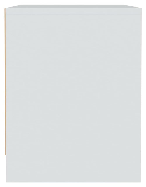 Încărcați imaginea în vizualizatorul Galerie, Noptiere, 2 buc., alb, 45x34x44,5 cm, PAL - Lando
