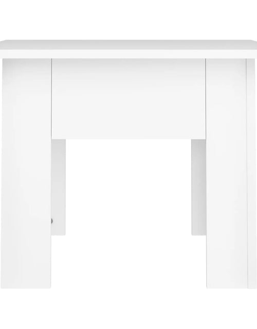 Încărcați imaginea în vizualizatorul Galerie, Măsuță de cafea, alb, 55x55x42 cm, PAL - Lando
