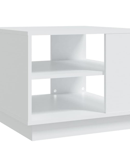Încărcați imaginea în vizualizatorul Galerie, Măsuță de cafea, alb, 55x55x43 cm, PAL - Lando
