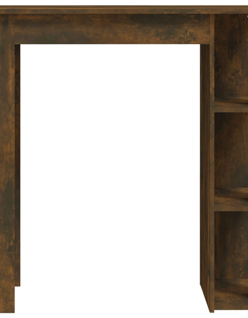 Încărcați imaginea în vizualizatorul Galerie, Masă de bar cu raft, stejar afumat, 102x50x103,5 cm, PAL - Lando
