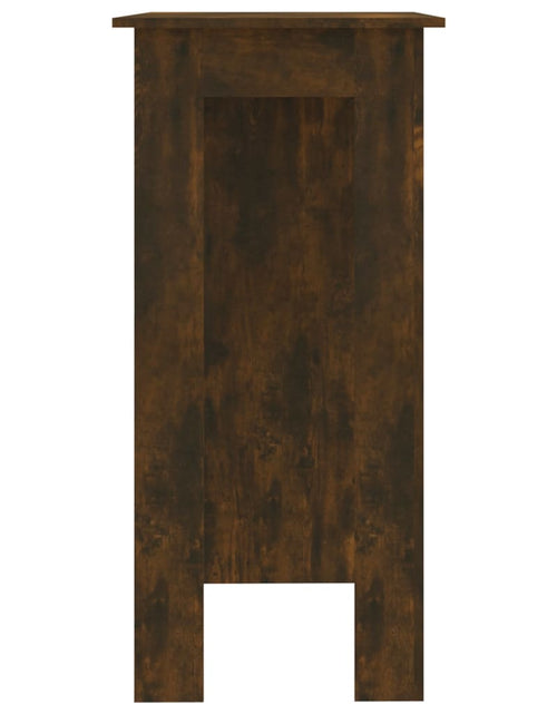 Загрузите изображение в средство просмотра галереи, Masă de bar cu raft, stejar afumat, 102x50x103,5 cm, PAL - Lando

