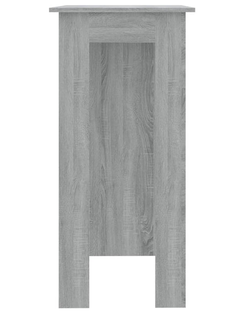 Încărcați imaginea în vizualizatorul Galerie, Masă de bar cu raft, stejar Sonoma gri, 102x50x103,5 cm, PAL - Lando
