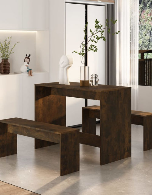 Încărcați imaginea în vizualizatorul Galerie, Set mobilier de bucătărie, 3 piese, stejar afumat, PAL - Lando
