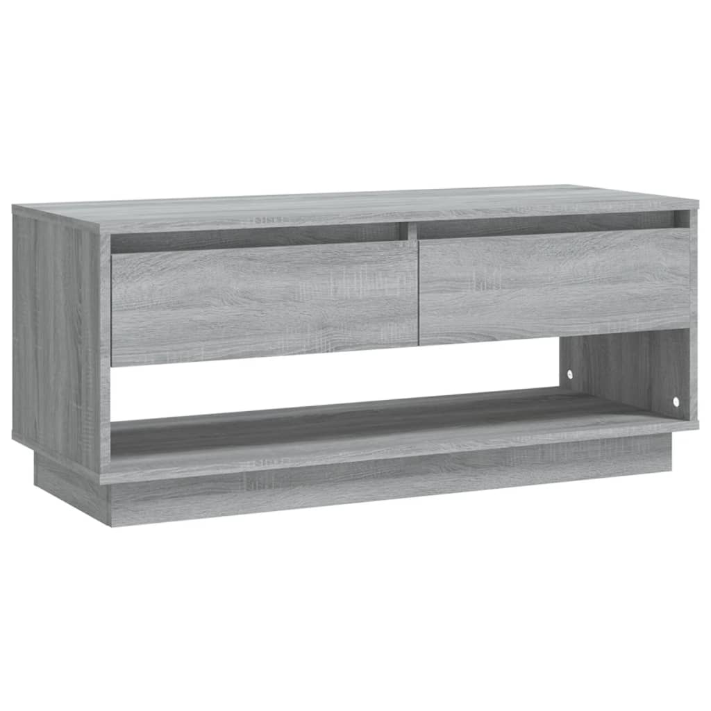 812973 TV Cabinet Grey Sonoma 102x41x44 cm Chipboard Lando - Lando