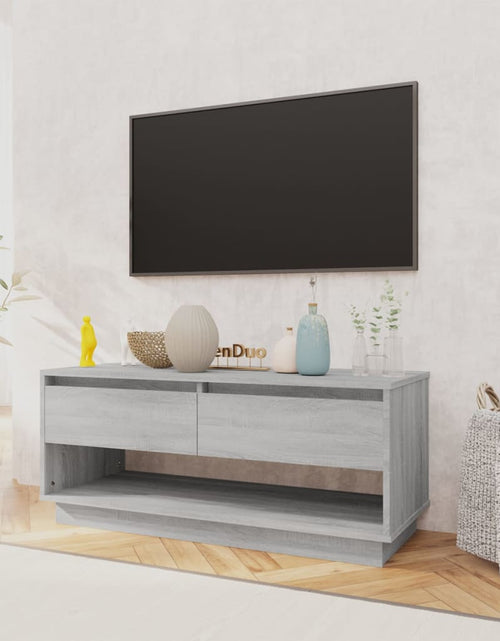 Загрузите изображение в средство просмотра галереи, 812973 TV Cabinet Grey Sonoma 102x41x44 cm Chipboard Lando - Lando
