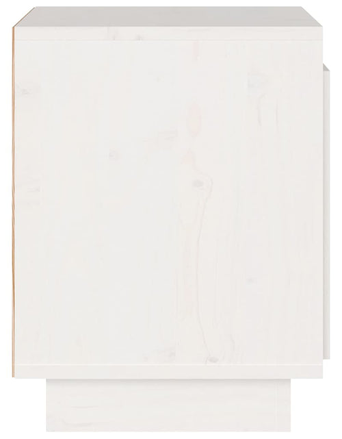 Загрузите изображение в средство просмотра галереи, Noptieră, alb, 40x30x40 cm, lemn masiv de pin - Lando
