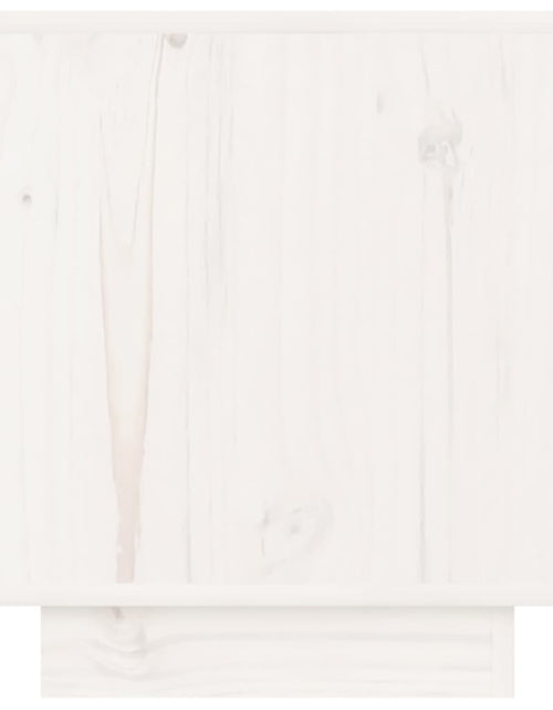 Загрузите изображение в средство просмотра галереи, Noptieră, alb, 40x34x40 cm, lemn masiv de pin - Lando
