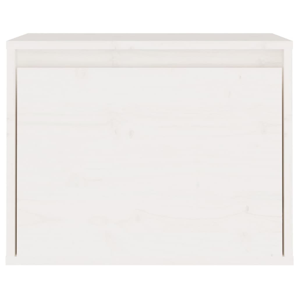 Dulap de perete, alb, 45x30x35 cm, lemn masiv de pin Lando - Lando