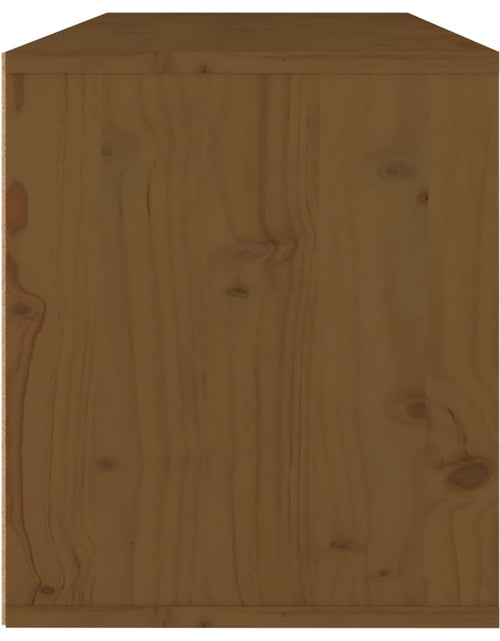 Încărcați imaginea în vizualizatorul Galerie, Dulap de perete, maro miere, 80x30x35 cm, lemn masiv de pin Lando - Lando
