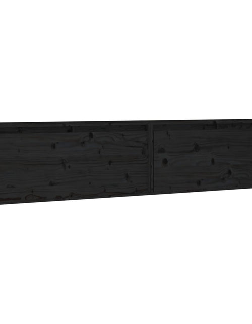 Încărcați imaginea în vizualizatorul Galerie, Dulapuri de perete 2 buc. negru 80x30x35 cm lemn masiv de pin Lando - Lando

