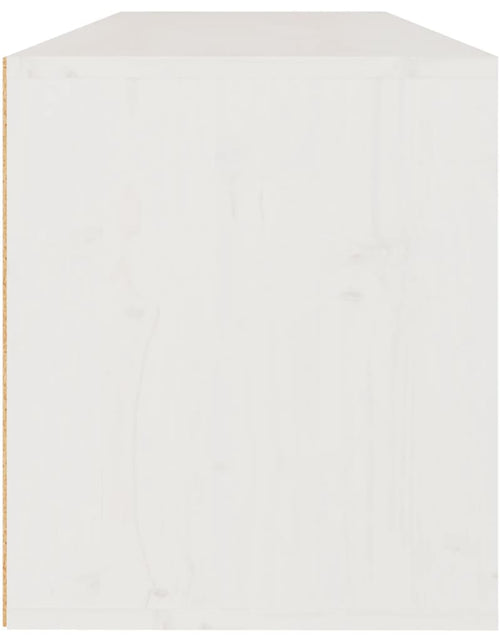 Загрузите изображение в средство просмотра галереи, Dulap de perete, alb, 100x30x35 cm, lemn masiv de pin Lando - Lando
