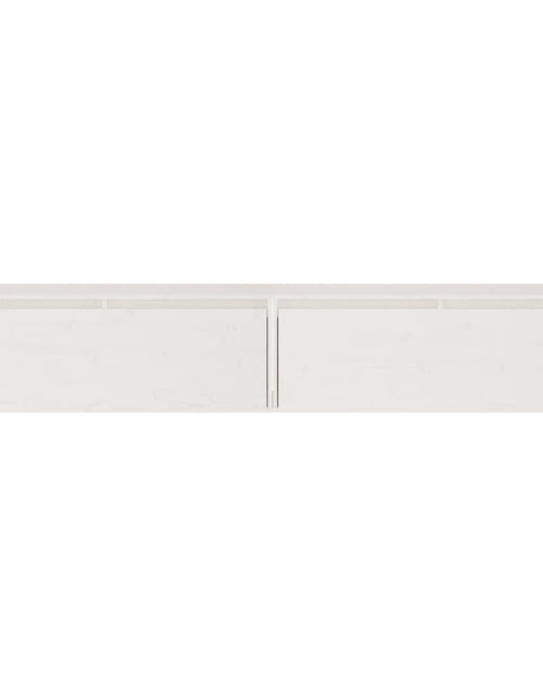 Загрузите изображение в средство просмотра галереи, Dulapuri de perete 2 buc., alb, 100x30x35 cm, lemn masiv de pin Lando - Lando
