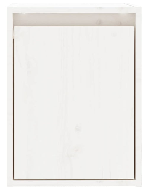 Încărcați imaginea în vizualizatorul Galerie, Dulap de perete, alb, 30x30x40 cm, lemn masiv de pin Lando - Lando
