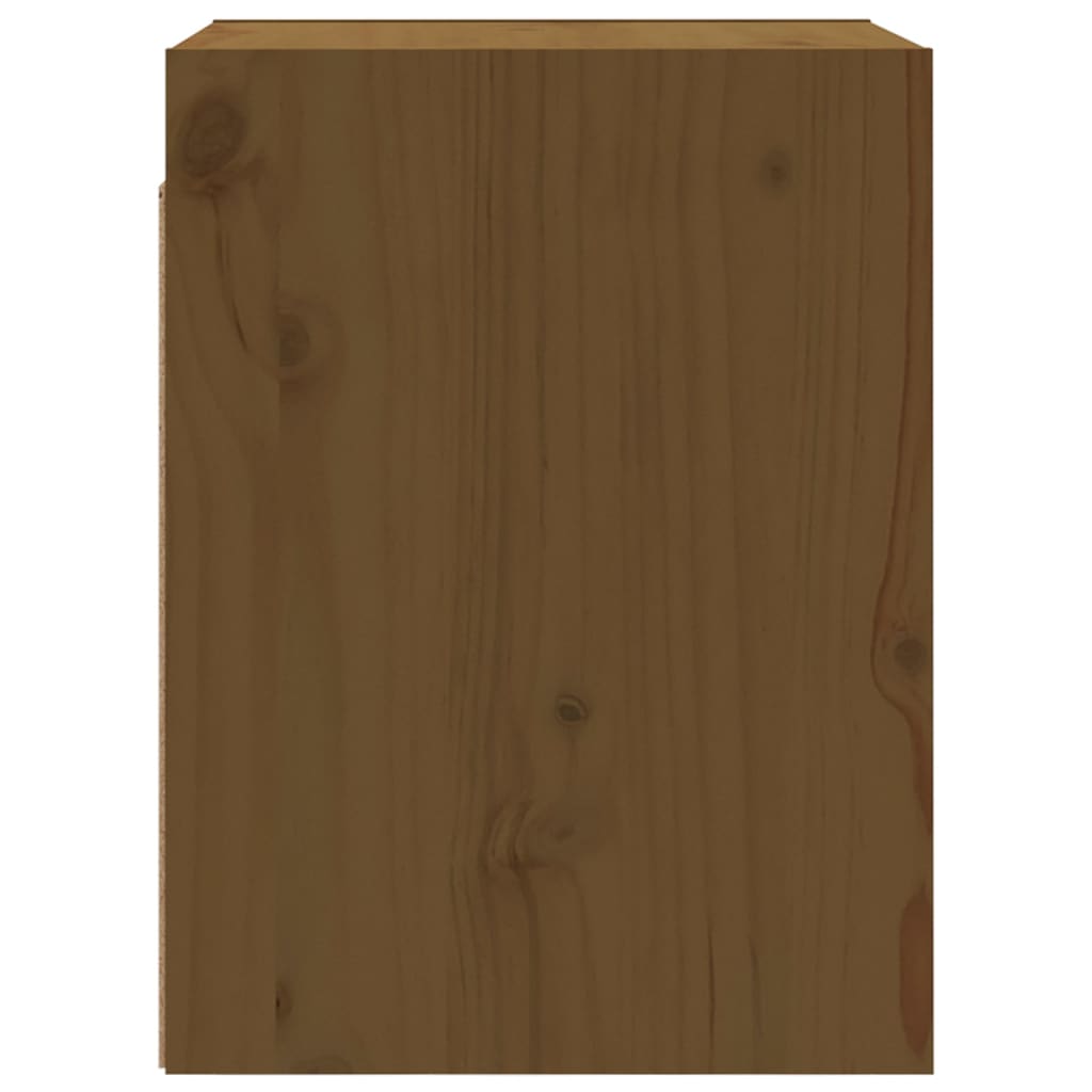 Dulap de perete, maro miere, 30x30x40 cm, lemn masiv de pin Lando - Lando