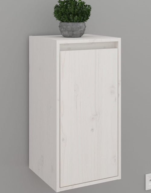 Загрузите изображение в средство просмотра галереи, Dulap de perete, alb, 30x30x60 cm, lemn masiv de pin Lando - Lando
