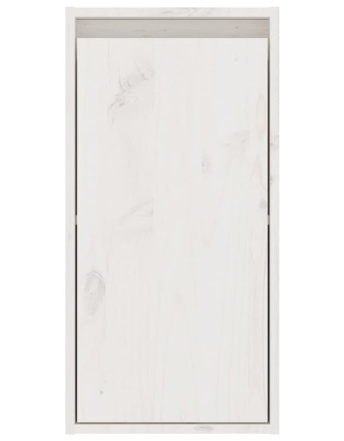 Загрузите изображение в средство просмотра галереи, Dulapuri de perete, 2 buc., alb, 30x30x60 cm, lemn masiv de pin Lando - Lando
