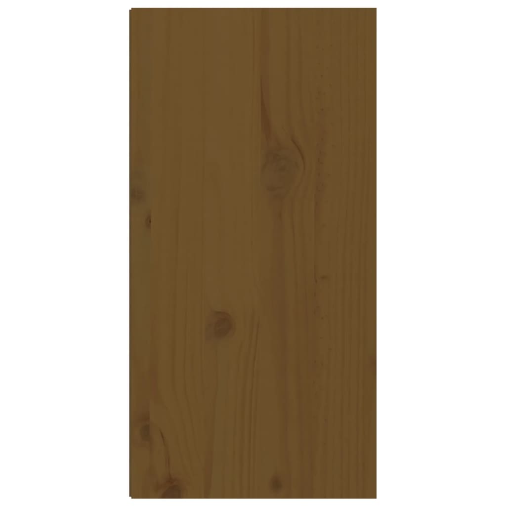 Dulapuri perete 2 buc, maro miere, 30x30x60 cm, lemn masiv pin Lando - Lando