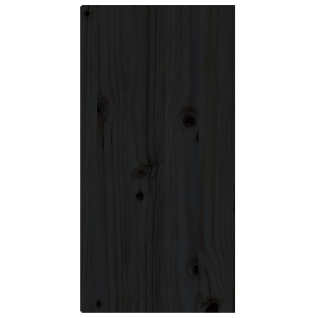 Dulap de perete, negru, 30x30x60 cm, lemn masiv de pin Lando - Lando