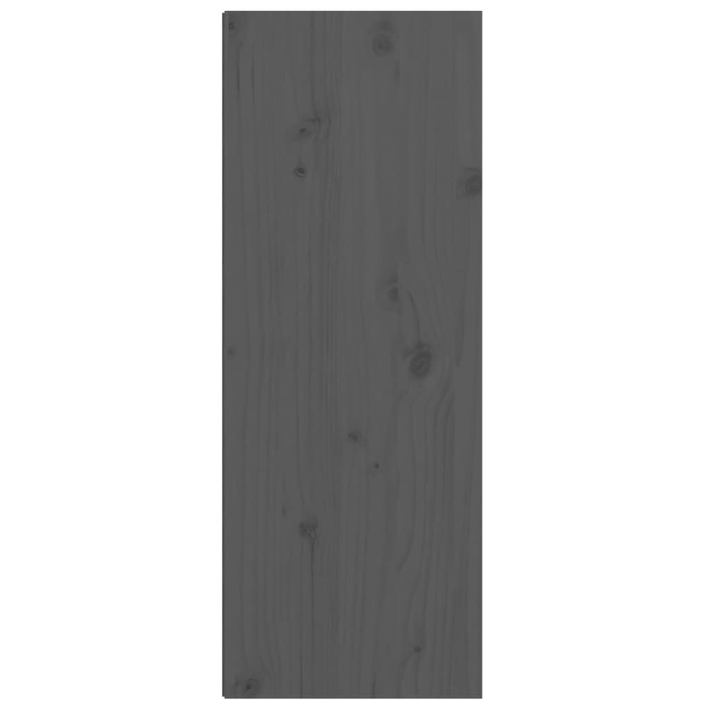 Dulap de perete, gri, 30x30x80 cm, lemn masiv de pin Lando - Lando