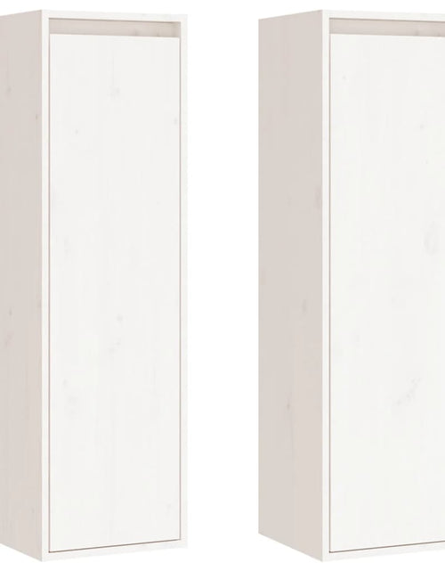 Încărcați imaginea în vizualizatorul Galerie, Dulapuri de perete, 2 buc., 30x30x100 cm, lemn masiv de pin Lando - Lando
