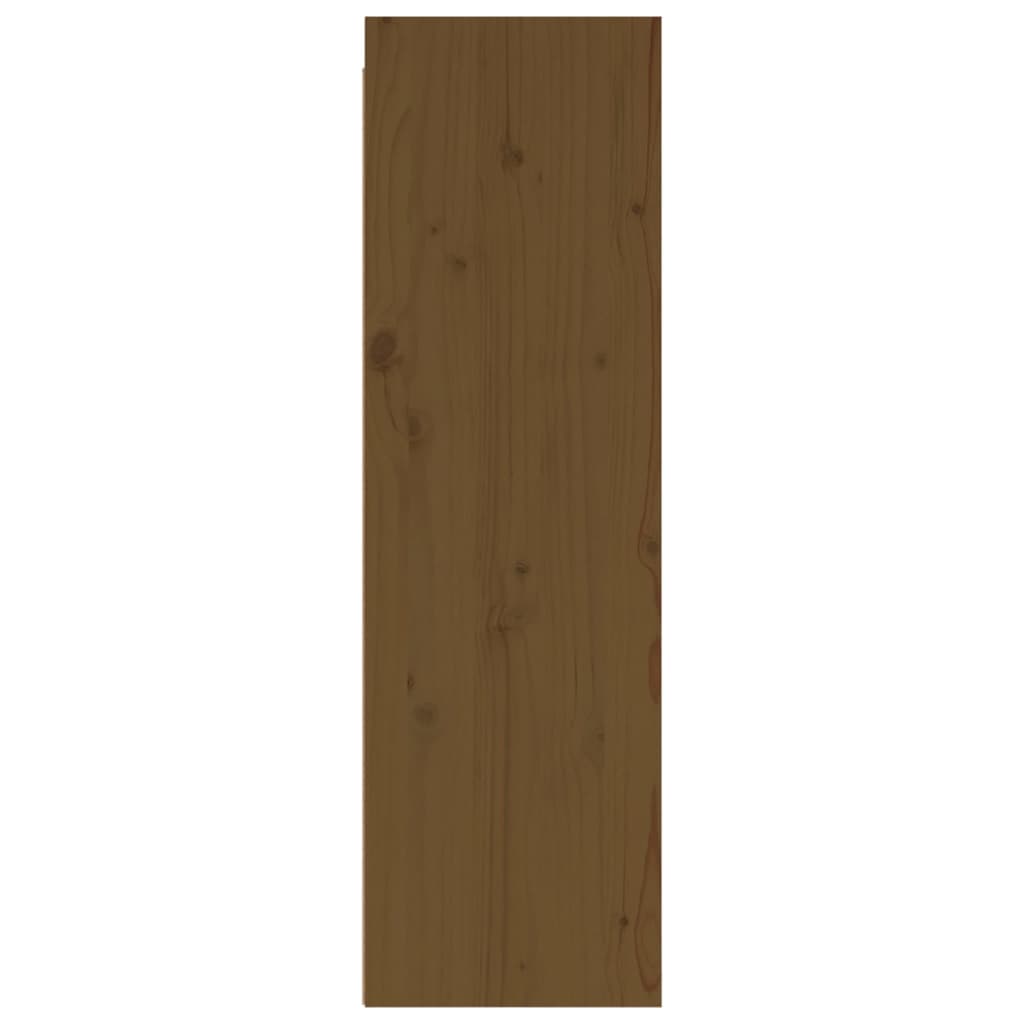 Dulapuri perete 2 buc. maro miere 30x30x100cm lemn masiv de pin Lando - Lando