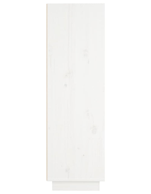 Încărcați imaginea în vizualizatorul Galerie, Dulap înalt, alb, 37x34x110 cm, lemn masiv de pin Lando - Lando
