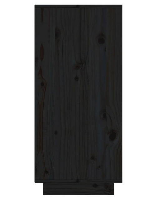 Загрузите изображение в средство просмотра галереи, Servantă, negru, 60x34x75 cm, lemn masiv de pin Lando - Lando

