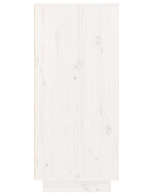 Încărcați imaginea în vizualizatorul Galerie, Pantofar, alb, 60x35x80 cm, lemn masiv de pin - Lando
