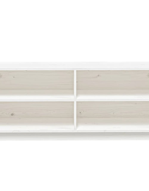 Загрузите изображение в средство просмотра галереи, Pantofar, alb, 110x34x45 cm, lemn masiv de pin - Lando
