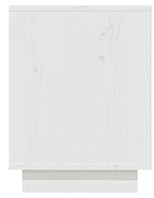 Încărcați imaginea în vizualizatorul Galerie, Pantofar, alb, 110x34x45 cm, lemn masiv de pin - Lando
