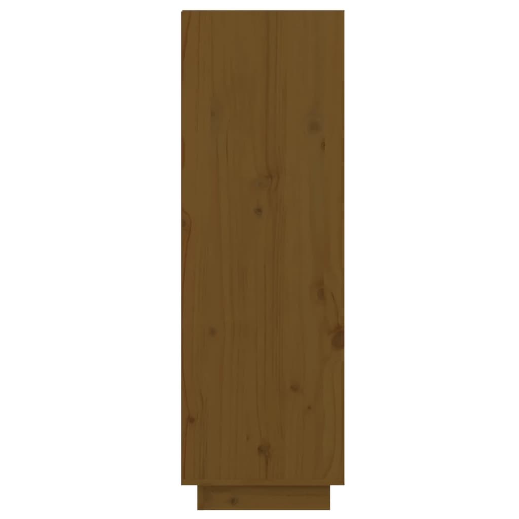Pantofar, maro miere, 60x34x105 cm, lemn masiv de pin - Lando
