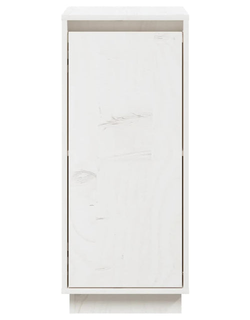 Загрузите изображение в средство просмотра галереи, Servante, 2 buc., alb, 31,5x34x75 cm, lemn masiv de pin - Lando
