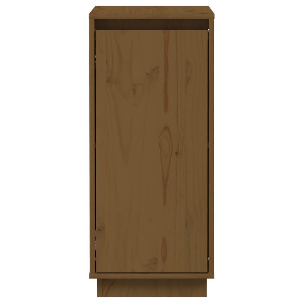 Servante, 2 buc., maro miere, 31,5x34x75 cm, lemn masiv de pin Lando - Lando