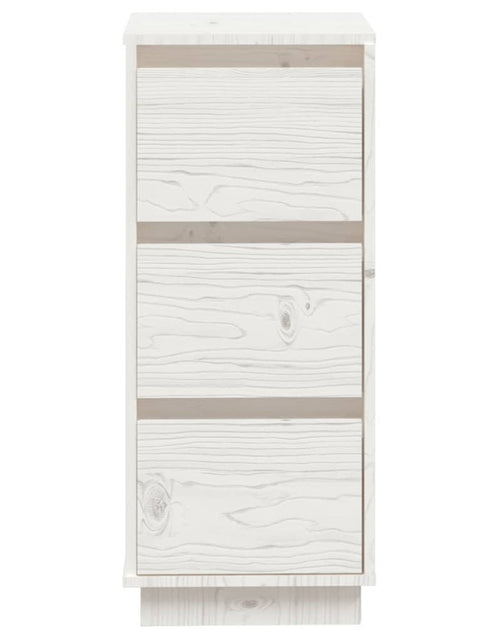 Încărcați imaginea în vizualizatorul Galerie, Servantă, alb, 32x34x75 cm, lemn masiv de pin Lando - Lando
