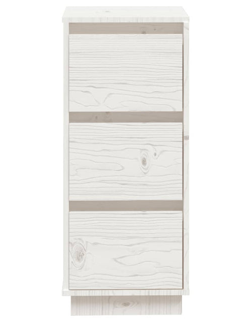 Încărcați imaginea în vizualizatorul Galerie, Servante, 2 buc., alb, 32x34x75 cm, lemn masiv de pin Lando - Lando
