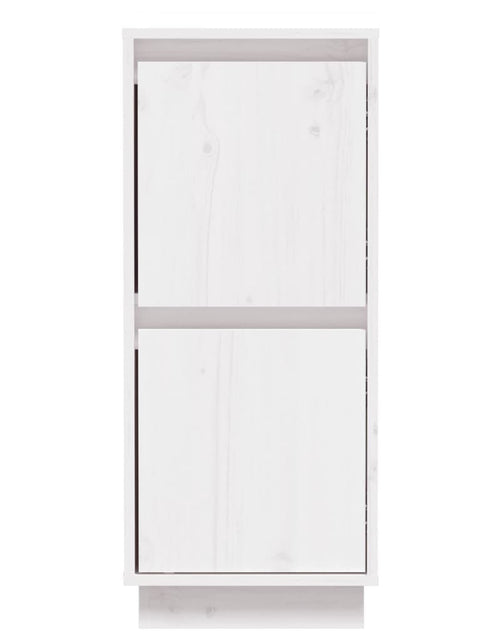 Загрузите изображение в средство просмотра галереи, Servantă, alb, 31,5x34x75 cm, lemn masiv de pin Lando - Lando
