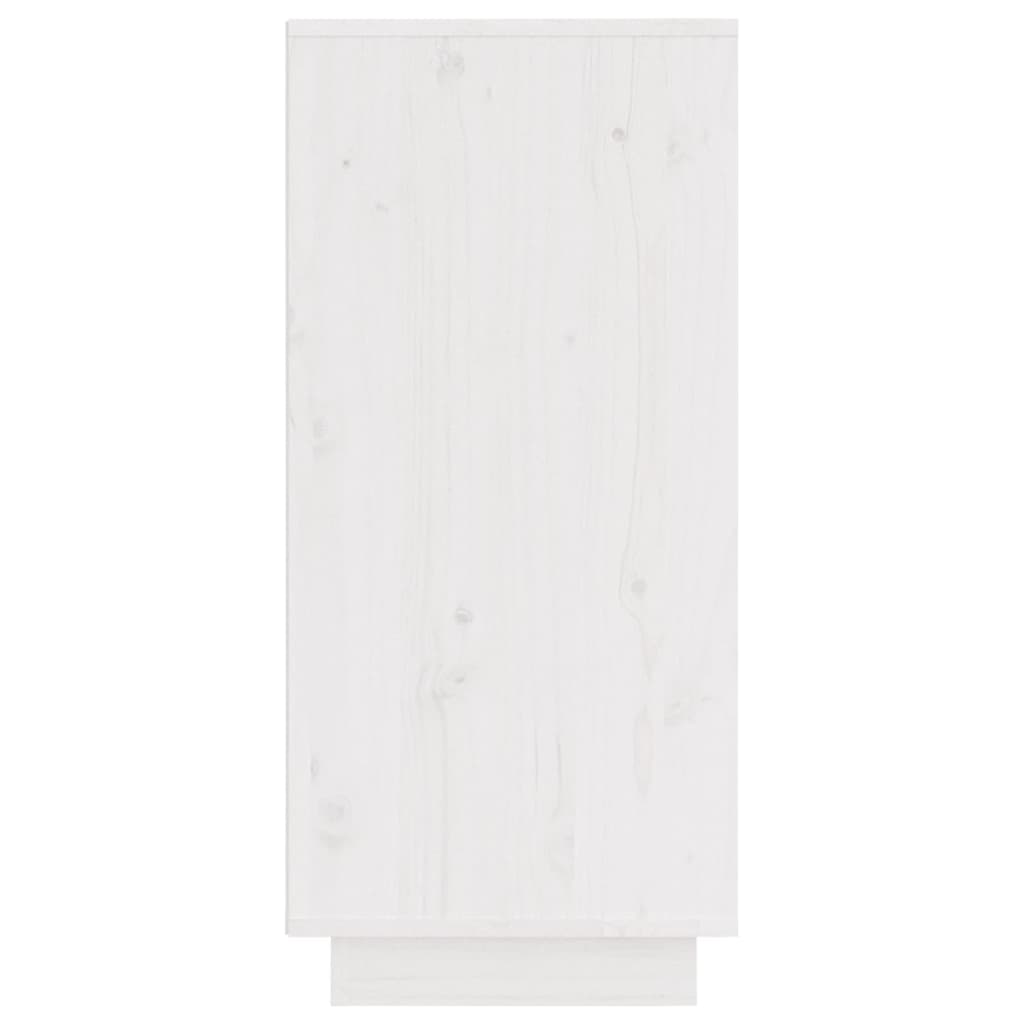 Servantă, alb, 31,5x34x75 cm, lemn masiv de pin Lando - Lando