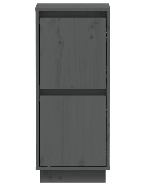 Încărcați imaginea în vizualizatorul Galerie, Servantă, gri, 31,5x34x75 cm, lemn masiv de pin Lando - Lando
