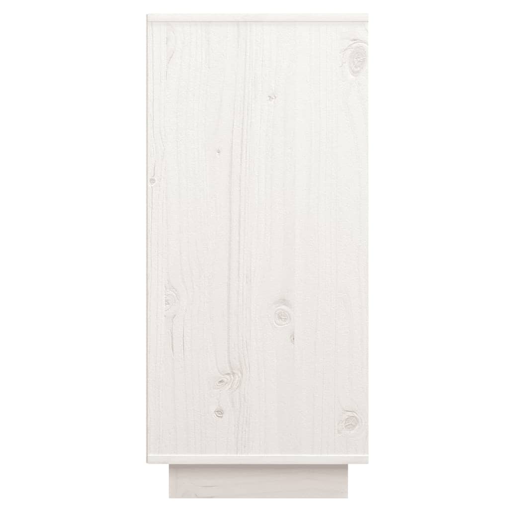 Servantă, alb, 60x34x75 cm, lemn masiv de pin - Lando