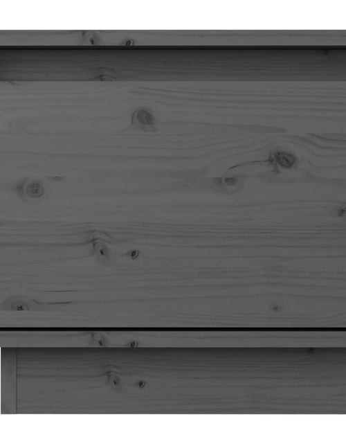 Загрузите изображение в средство просмотра галереи, Noptieră, gri, 35x34x32 cm, lemn masiv de pin - Lando

