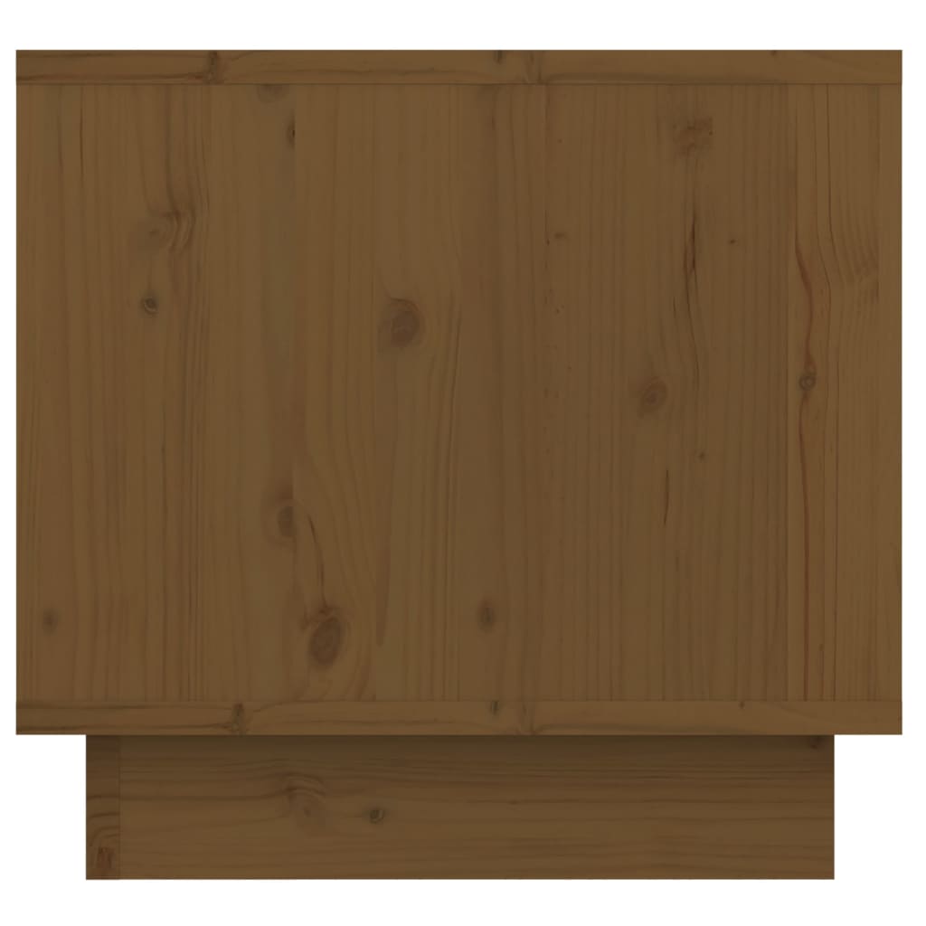 Noptieră, maro miere, 35x34x32 cm, lemn masiv de pin - Lando